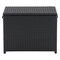 CorLiving   Parksville Black Rattan Insulated Cooler Table
